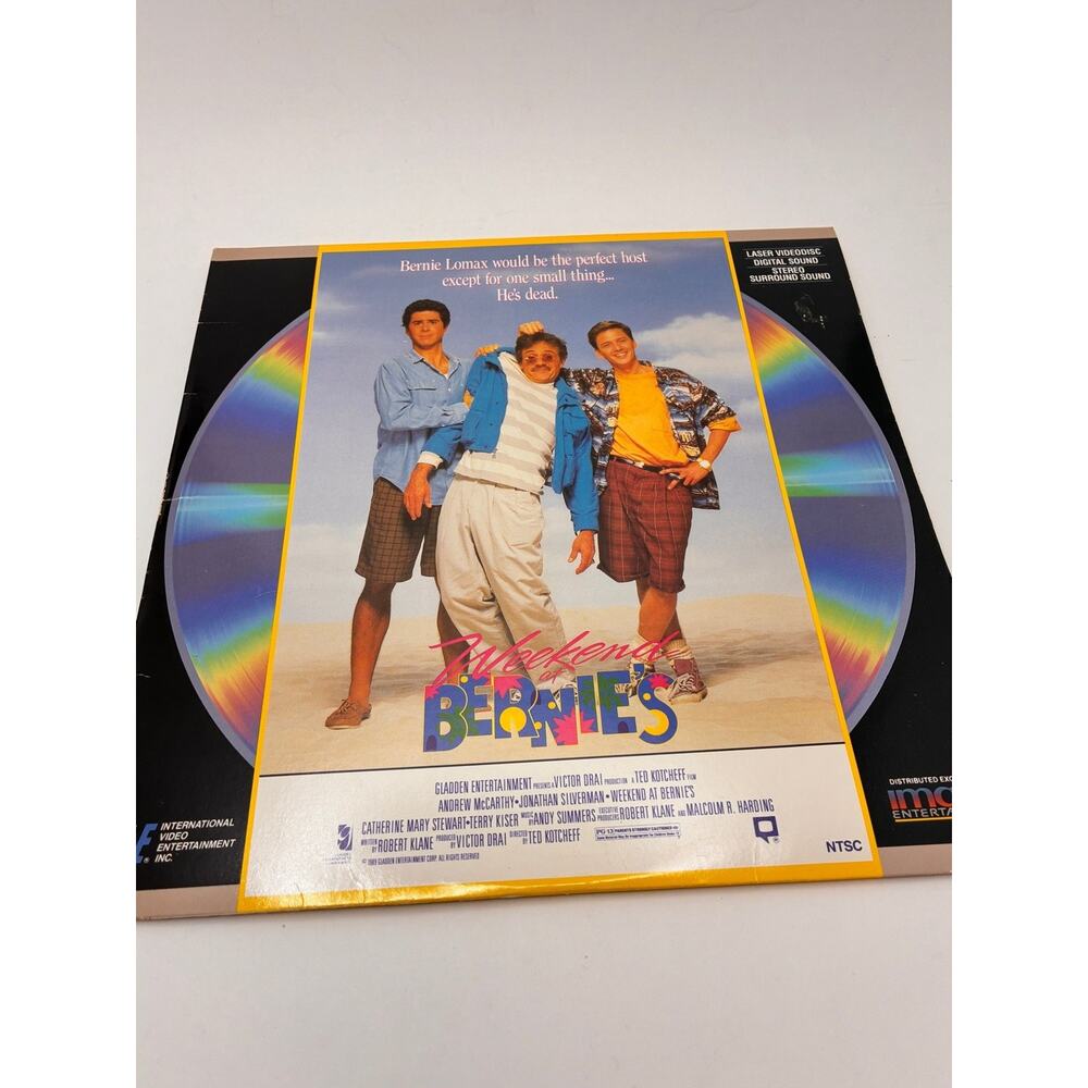 Weekend at Bernie's LaserDisc 1989 Comedy NTSC Image Entertainment